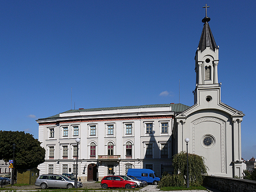 Bielsko-Biaa. Zamek ksit Sukowskich. Widok od strony kaplicy.