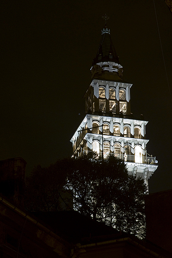 Katedra w. Mikoaja noc w Bielsku - Biaej