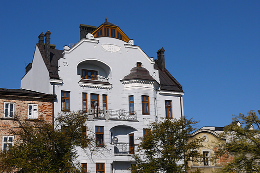 Bielsko-Biaa. Fragment kamienicy w rynku.