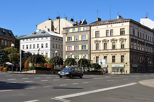 Bielsko-Biaa. Fragment Placu Chrobrego.