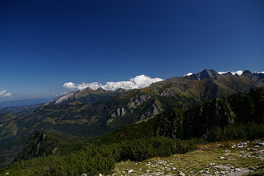 Tatry Wysokie ze wistowej Czuby