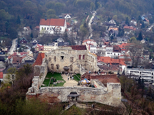 Ruiny zamku w Kazimierzu Dolnym