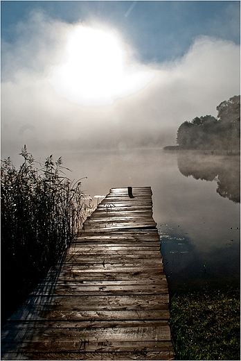 Suwalszczyzna - jezioro Pobondzie.