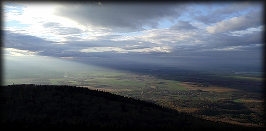 widok z wiey widokowej na ly