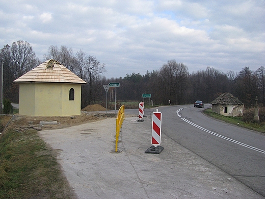 Przenosiny zabytkowej kapliczki w. Antoniego we Wzorkach