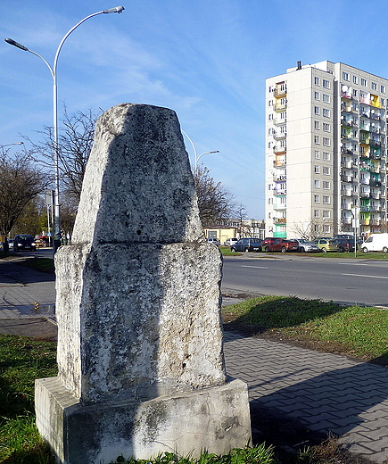 kamie milowy z ulicy Lwowskiej