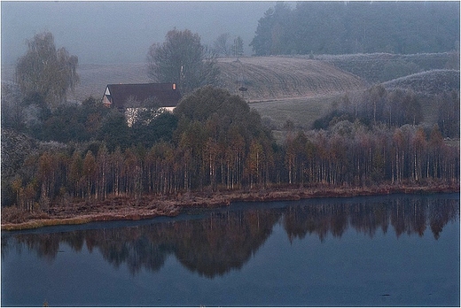 Suwalszczyzna - nad jeziorem Linwek.