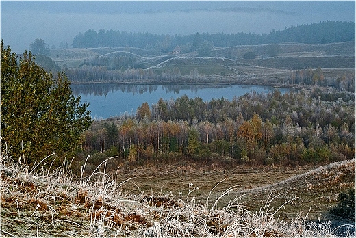 Jezioro Linwek w Suwalskim Parku Krajobrazowym.