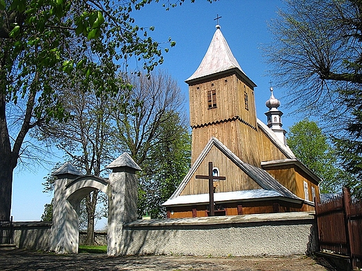 Koci zabytkowy w Zau w gminie Osiek Jasielski