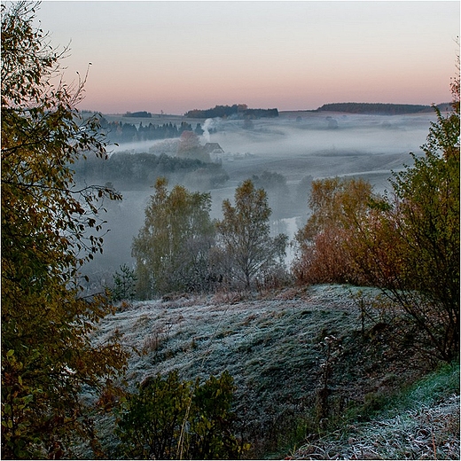 Suwalszczyzna - jesienny widok z Zamkowej Gry.