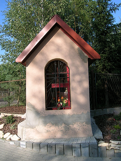 Kapliczka z XIX w. na Szlaku Jana Nepomucena w Hecznarowicach