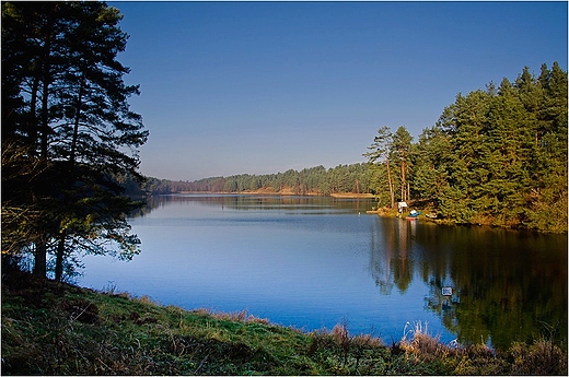 Suwalszczyzna - jezioro Staw w Pocicznie.