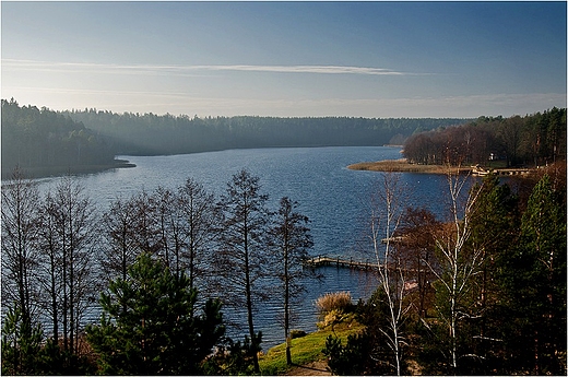 Jezioro Wigry - zatoka Uklei .
