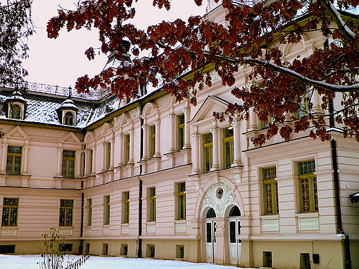 Paacyk Buchholtza w jesienno-zimowej scenerii.