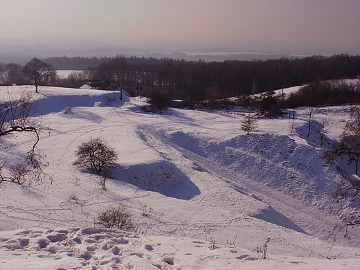 Wulkan w niegu...czyli spacerkiem po Rezerwacie Geologicznym Gry w. Anny