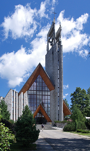 Zakopane.Koci Parafii Tatrzaskiej witego Krzya.