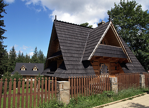 Zakopane. Architektura drewniana.