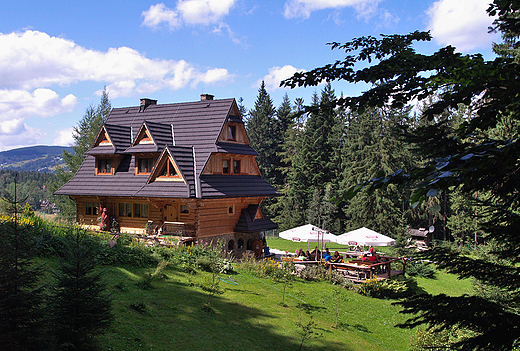 Zakopane. Widok z Drogi pod Reglami.