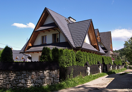 Zakopane. Wspczesna chata gralska.