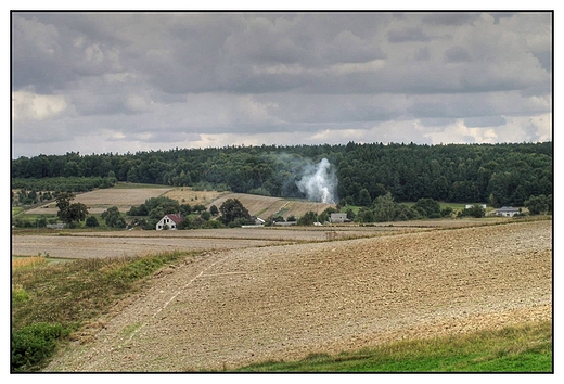 Szewnia Dolna - pagrkowate tereny wsi