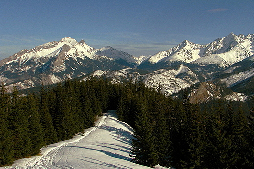 Tatry z Gsiej Szyi.