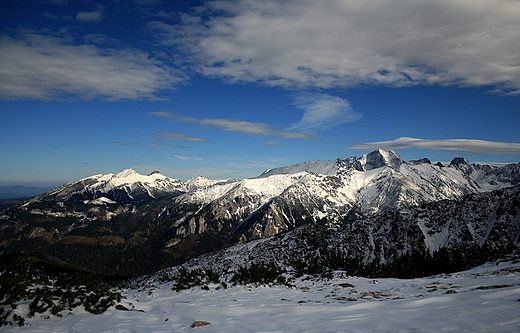 Widok ze wistowej Czuby