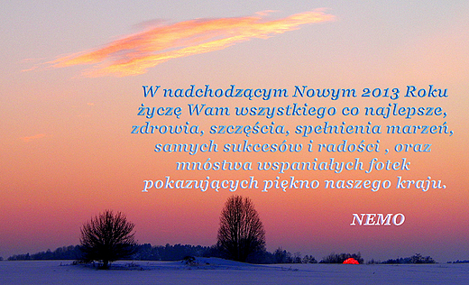 Noworocznie w mojej krainie...