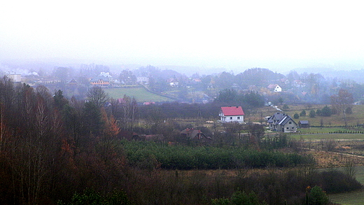 Panorama Mielnika widziana z wiey widokowej ...