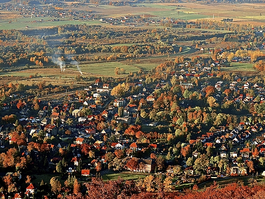 Widok z wiey Chojnik