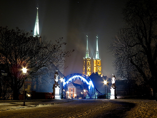 Wroclaw Noca - most Tumski