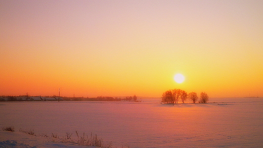 Budzcy si dzie na Podlasiu zim...