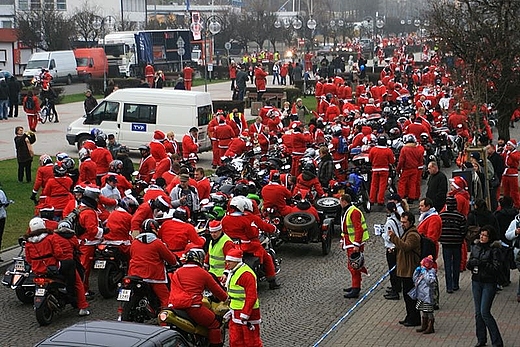 Mikoaje na motocyklach 2009