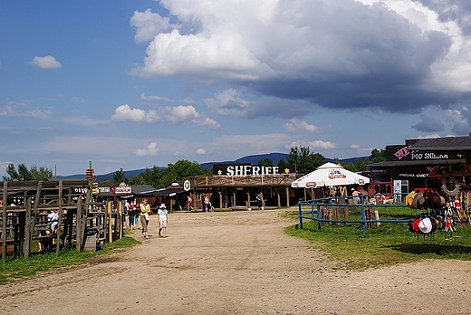 Miasteczko Western City w cignach.