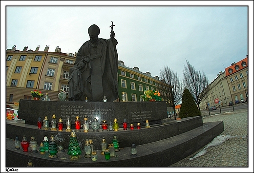 Kalisz - plac Jana Pawa II ... FishEye 8mm