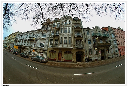 Kalisz - fragment ul. Aleja Wolnoci ... FishEye 8mm