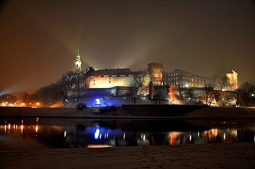 Krakw noc - Wawel