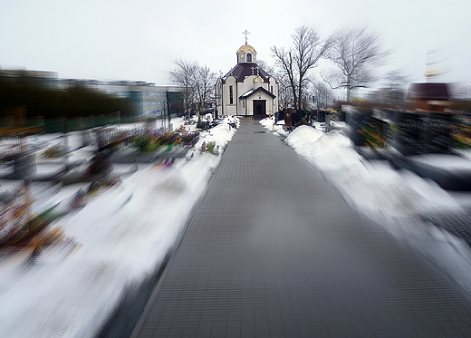 cmentarz prawosawny i cerkiew w. Mikoaja