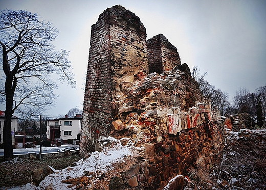 ruiny zamku Gaszyskich w Kietrzu