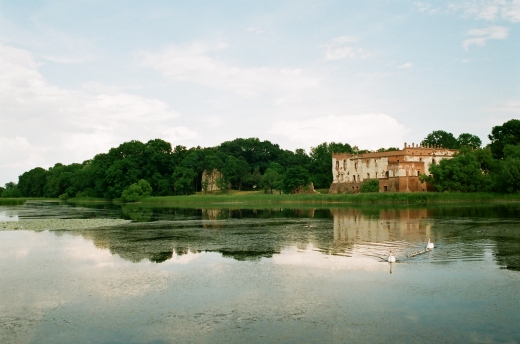 Zamek nad stawem