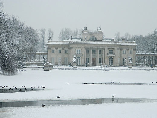 Warszawa. Zimowe azienki.