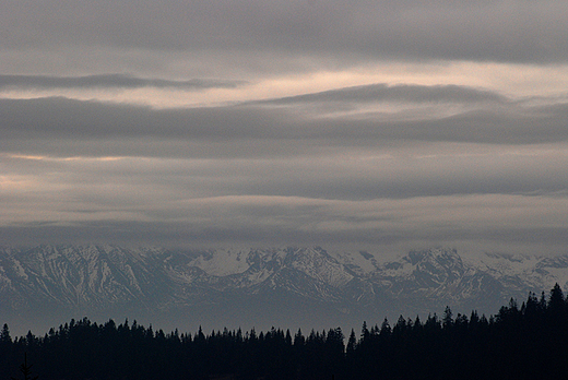 Tatry - widok ze Starych Wierchw