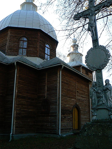 Cerkiew pw,św. Dymitra z 1872r. Obecnie kościół rzym.kat.
