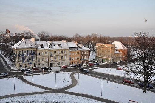 Stare Miasto - widok z murw obronnych w stron Wisy