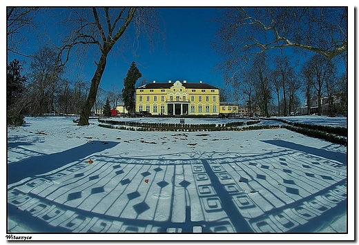 Witaszyce - neobarokowy paac Willyego Dulonga.