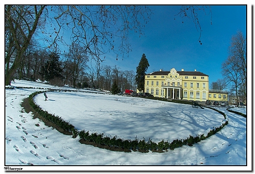 Witaszyce - neobarokowy paac Willyego Dulonga.