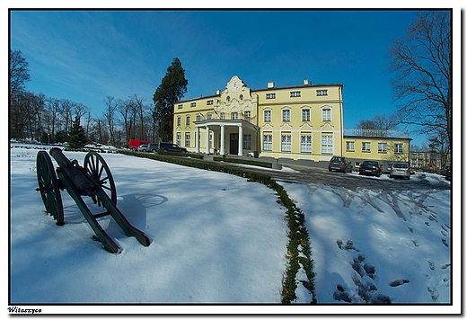 Witaszyce - neobarokowy paac Willyego Dulonga.