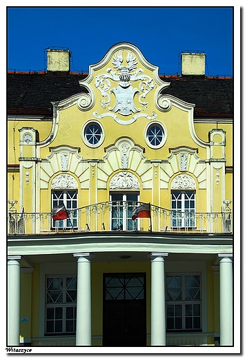 Witaszyce - neobarokowy pałac Willyego Dulonga.
