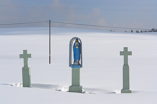 Wiosna przysza w Beskid Niski. Krzywa