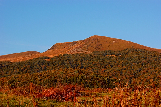 Tarnica o zachodzie sonca...