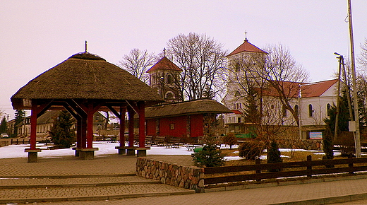 Centrum gminnej wsi Trzcianne...